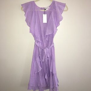 Light Purple Ruffle Dress